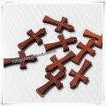 Antique Natural Cheap Finished Wooden Crosses for Crafts (IO-cw011)